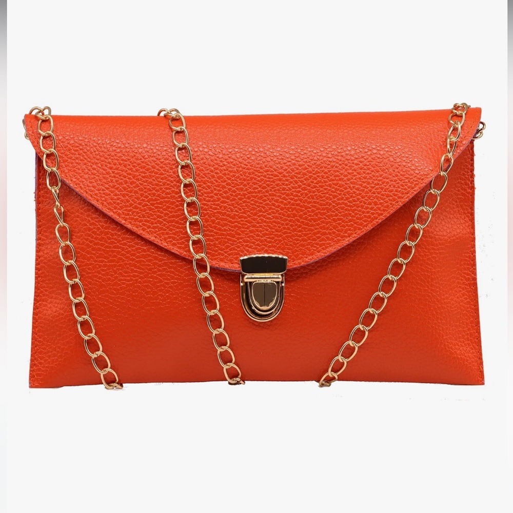Orange Envelope Purse